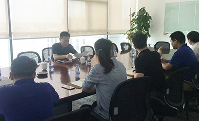 王曉杉赴設計院第一黨支部調研工作